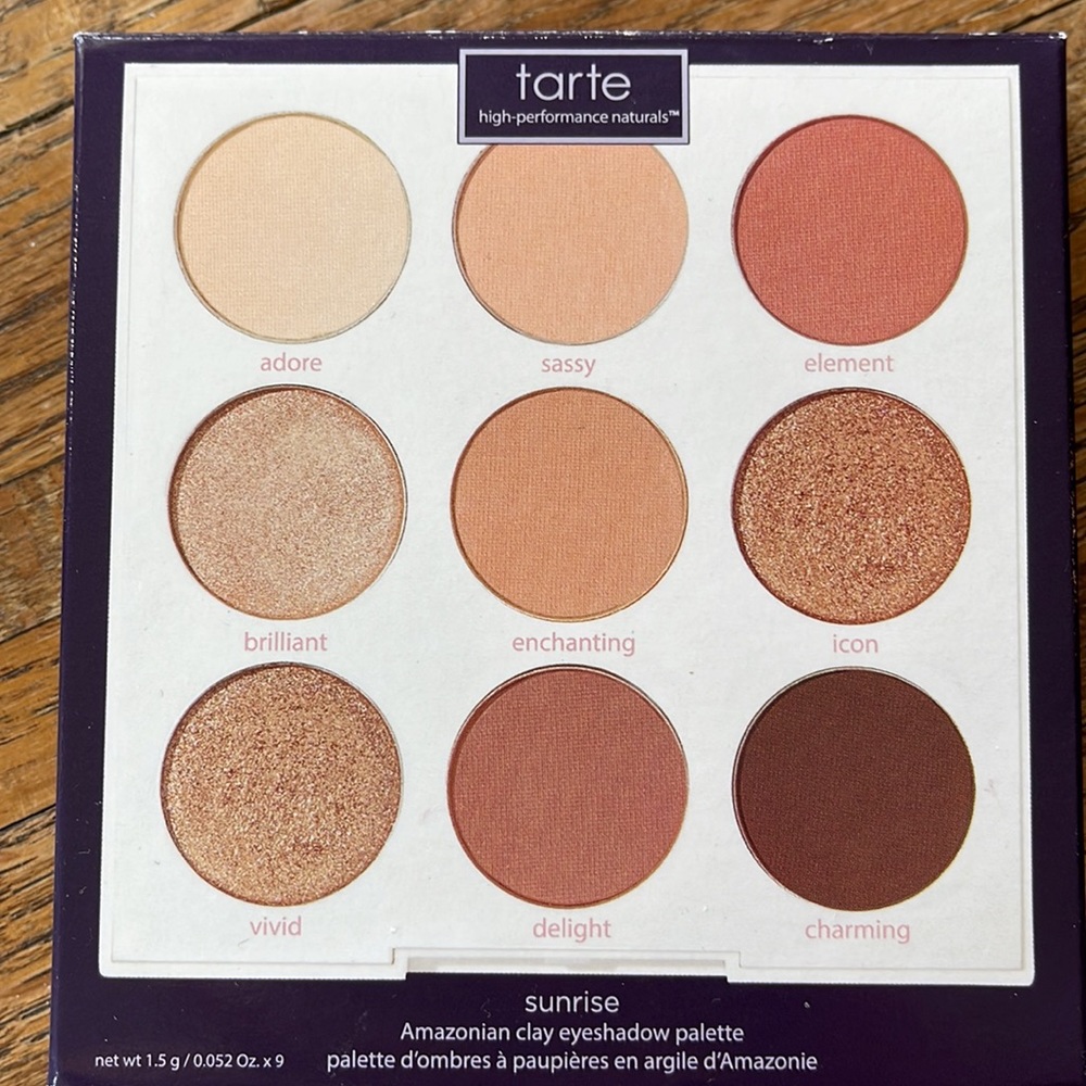 TARTE AMAZONIAN CLAY EYESHADOW PALETTE NEW